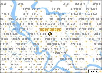 map of Karnapāra