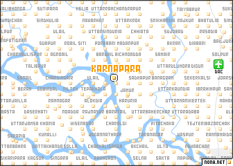 map of Karnapāra