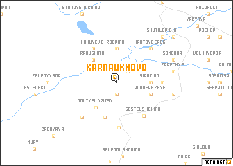 map of Karnaukhovo