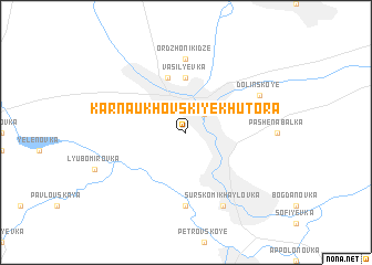 map of Karnaukhovskiye Khutora