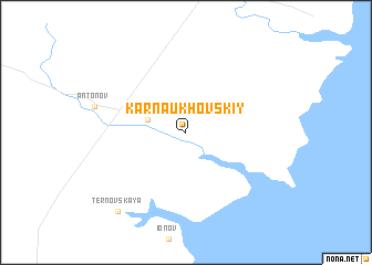 map of Karnaukhovskiy