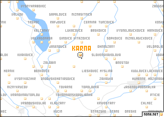 map of Karná