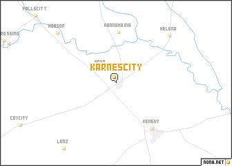 map of Karnes City