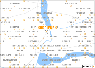map of Karniewek