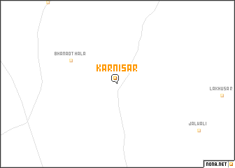 map of Karnisar