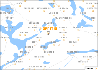 map of Karnitki