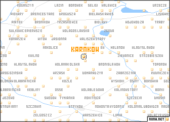 map of Karnków