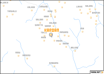 map of Karoan