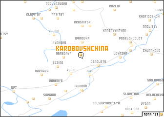 map of Karobovshchina