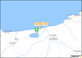 map of Karochō