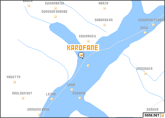 map of Karofane