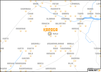 map of Karoga