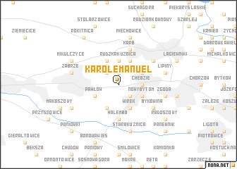 map of Karol Emanuel