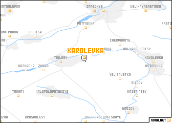 map of Karolëvka