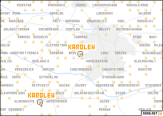 map of Karolew