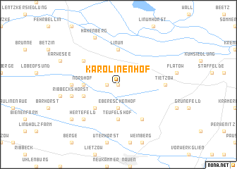 map of Karolinenhof