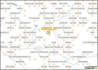 map of Karolin