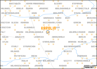 map of Karolin