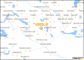 map of Karolin