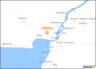 map of Karoli