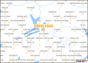 map of Karolkowo