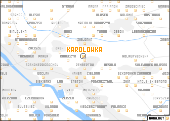 map of Karolówka