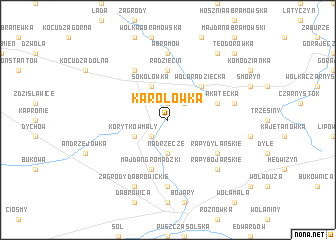 map of Karolówka