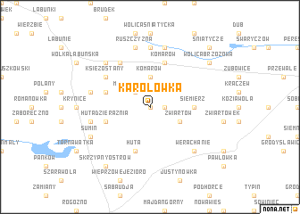 map of Karolówka