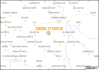 map of Károlyitanya