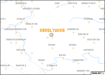 map of Karolyuvka