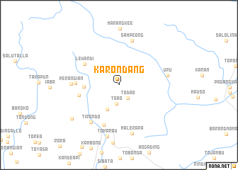 map of Karondang