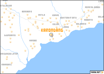 map of Karondang