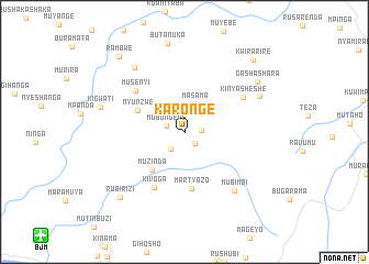 map of Karonge