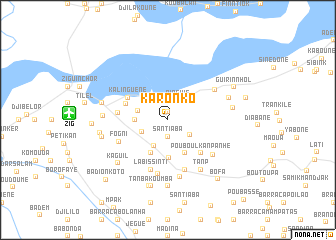 map of Karonko