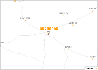 map of Karoonda