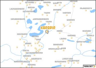 map of Kāro Pīr