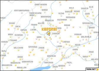 map of Karorai