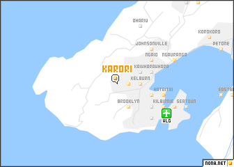 map of Karori