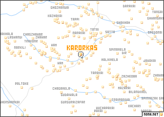 map of Karor Kas