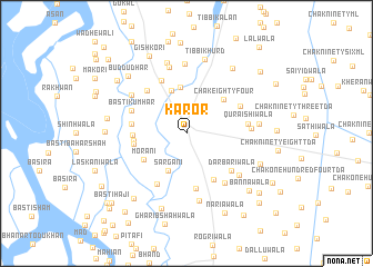map of Karor