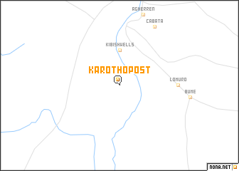 map of Karotho Post
