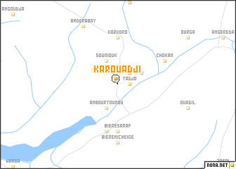 map of Karouadji