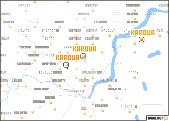 map of Karoua