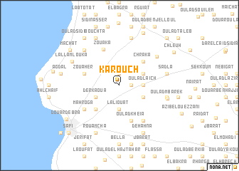 map of Karouch