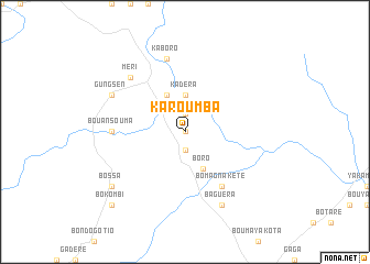 map of Karoumba