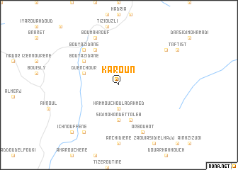 map of Karoun