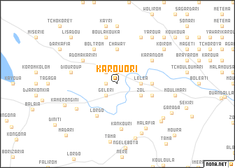 map of Karouori