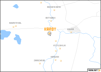 map of Karoy
