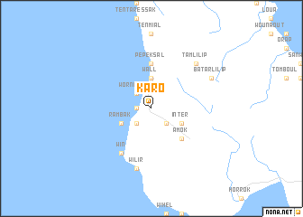 map of Karo