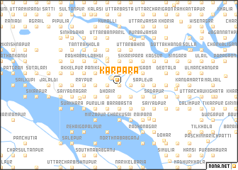 map of Karpāra